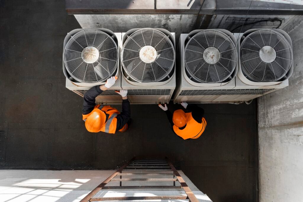 Na imagem, climatização industrial
