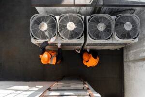 Na imagem, climatização industrial