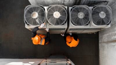 Na imagem, climatização industrial