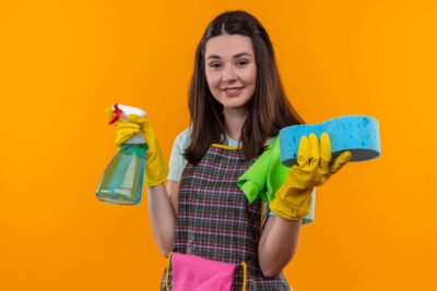 Limpeza em um condomínio